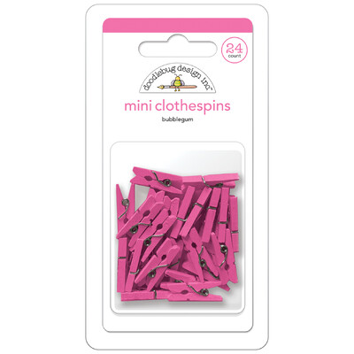 Mini Clothespins, Bubblegum