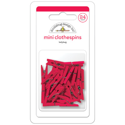 Mini Clothespins, Ladybug