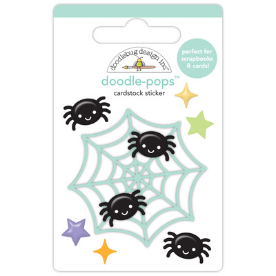 Doodle-pops 3D Cardstock Sticker, Spiderlings