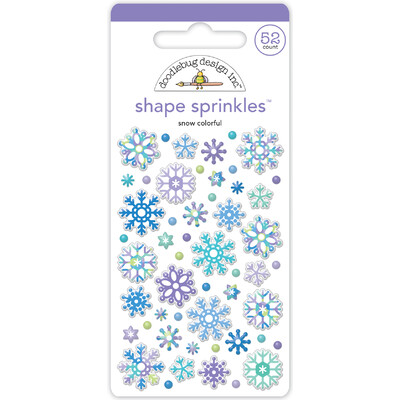 Shape Sprinkles, Snow Colorful