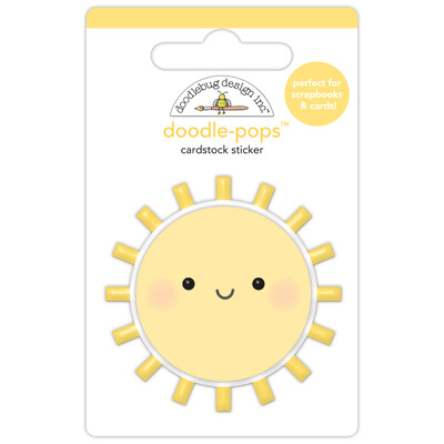 Doodle-pops 3D Cardstock Sticker, Hello Sunshine!