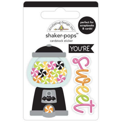 Shaker-pops Cardstock Sticker, Spooky Sweet