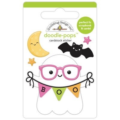 Doodle-pops 3D Cardstock Sticker, Halloween Spirit