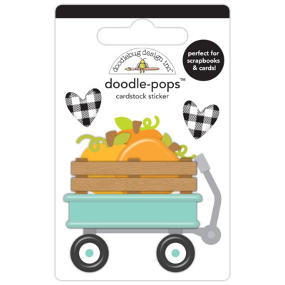 Doodle-pops 3D Cardstock Sticker, Country Pumpins