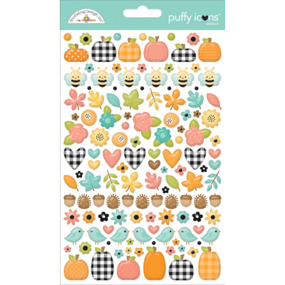 Puffy Icons Stickers, Farmhouse