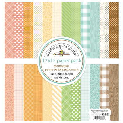 12X12 Petite Prints Paper Pack, Farmhouse