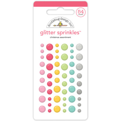 Glitter Sprinkles, Christmas Assortment