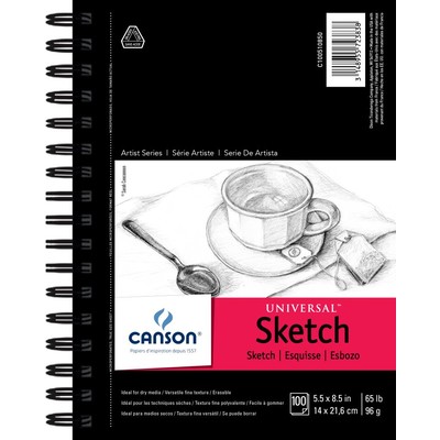 Universal Sketch Paper Pad, 5.5" x 8.5"