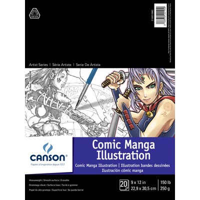 Comic & Manga Illustration Paper Pad, 9" x 12"