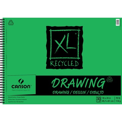 XL Recycled Drawing Pad, 18" x 24"