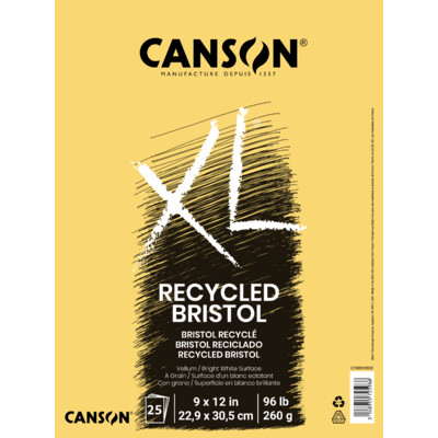 XL Recycled Bristol Pad, 9" x 12"