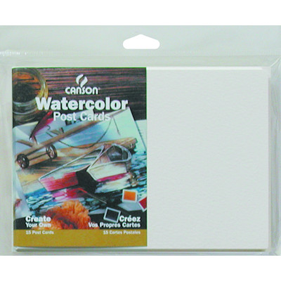 Watercolor Post Cards, 5" x 7" (15 Pack)
