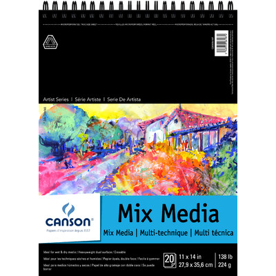 Mix Media Paper Pad, 11" x 14"