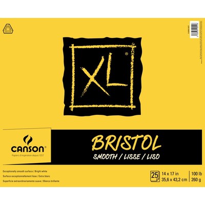XL Bristol Pad, Smooth - 14" x 17"