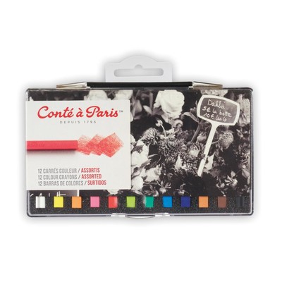 Colour Carre Crayons Set, Assorted (12pc)