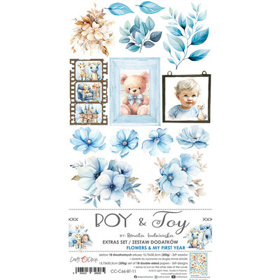 Extra Set, Boy & Toy - Flowers