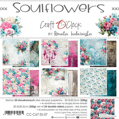 8X8 Paper Pad, Soulflowers