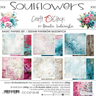 8X8 Basics Paper Pad, Soulflowers