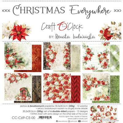 12X12 Paper Pad, Christmas Everywhere