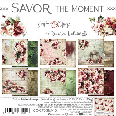 6X6 Paper Pad, Savor the Moment