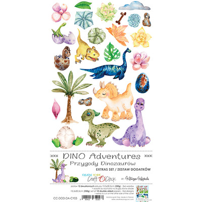 Die Cut Extras Set, Dino Adventures