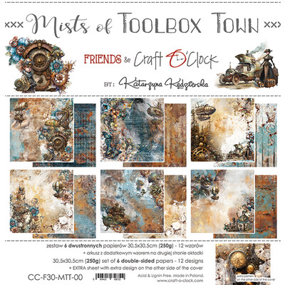 12X12 Paper Pad, Mists of Toolbox Town