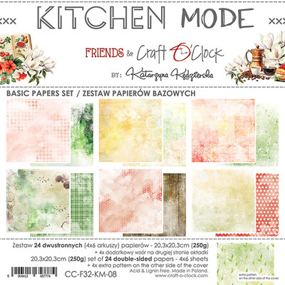 8X8 Basics Paper Pad, Kitchen Mode