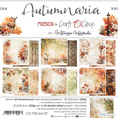 8X8 Paper Pad, Autumnaria