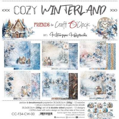 12X12 Paper Pad, Cozy Winterland