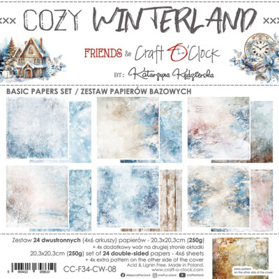 8X8 Basics Paper Pad, Cozy Winterland