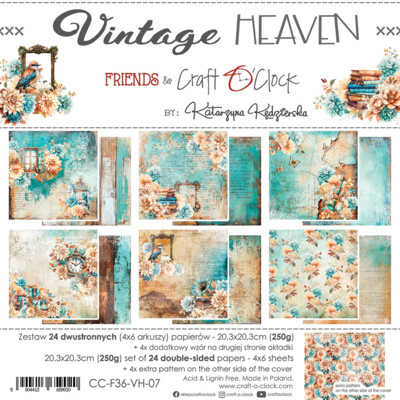 8X8 Paper Pad, Vintage Heaven