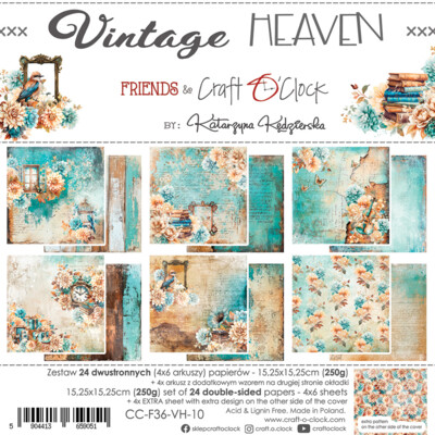 6X6 Paper Pad, Vintage Heaven