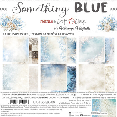 8X8 Basics Paper Pad, Something Blue