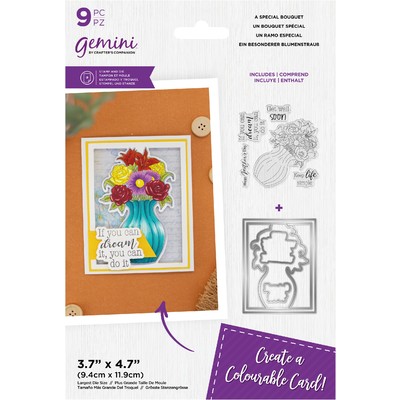 Gemini Stamp & Die Set, A Special Bouquet