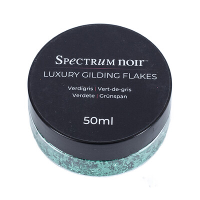 Spectrum Noir Luxury Gilding Flakes, Verdigris 50ml (1pc)