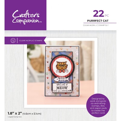 Clear Stamp, Pets Rule - Purrfect Cat