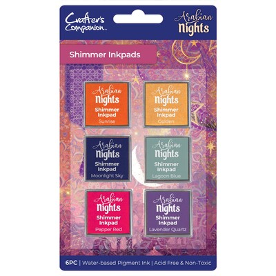 Shimmer Ink Pads, Arabian Nights (6pk)