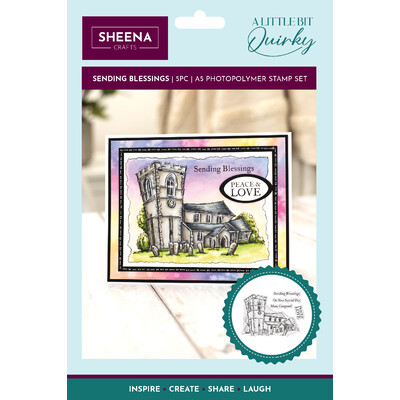 Sheena Crafts Clear Stamp, Sending Blessings