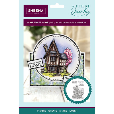 Sheena Crafts Clear Stamp, Home Sweet Home