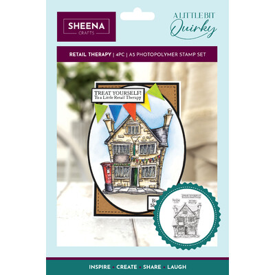 Sheena Crafts Clear Stamp, Retail Therapy