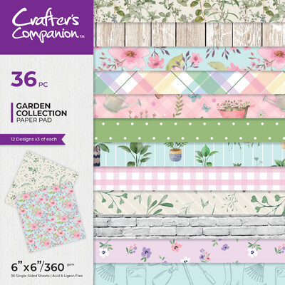 6X6 Paper Pad, Garden Collection