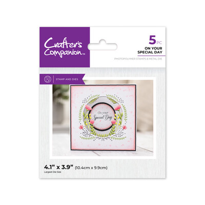 Clear Stamp & Die Combo, Floral Aperture - On Your Special Day