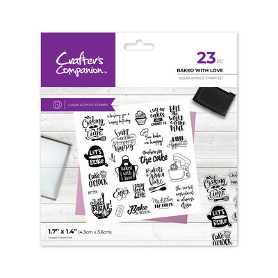 Clear Stamp, Kitchen Collection - Baked with Love
