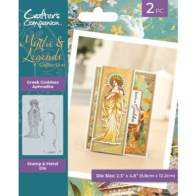 Clear Stamp & Die Combo, Myths & Legends - Greek Goddess Aphrodite