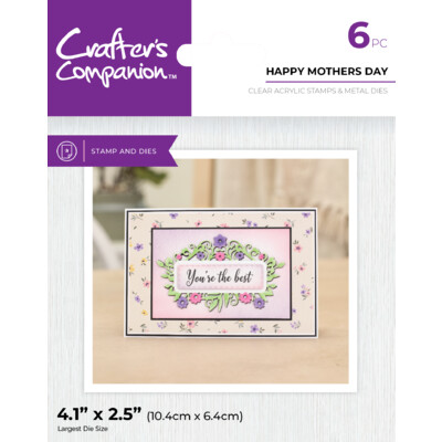 Clear Stamp and Die Combo , Happy Mothers Day