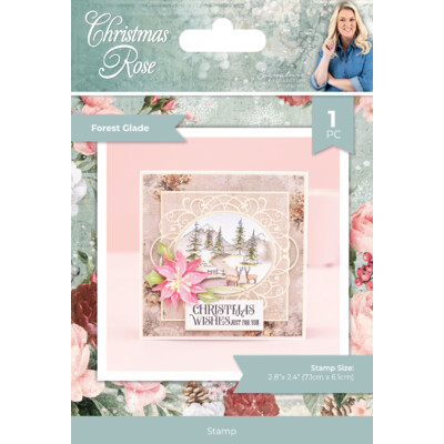 Clear Stamp, Sara Signature Christmas Rose - Forest Glade