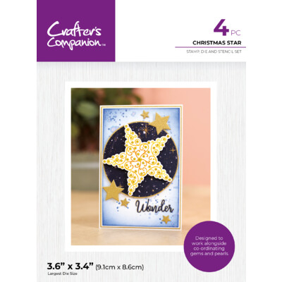 Stamp, Die and Stencil Set, Christmas Star