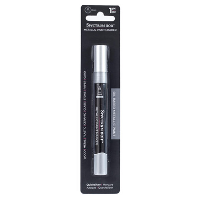 Spectrum Noir Metallic Paint Marker, Quicksilver - 3mm Bullet Nib (1pc)