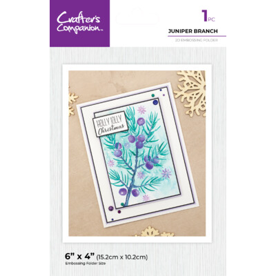 Embossing Folder, Juniper Branch