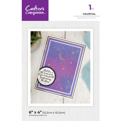 3D Embossing Folder, Celestial